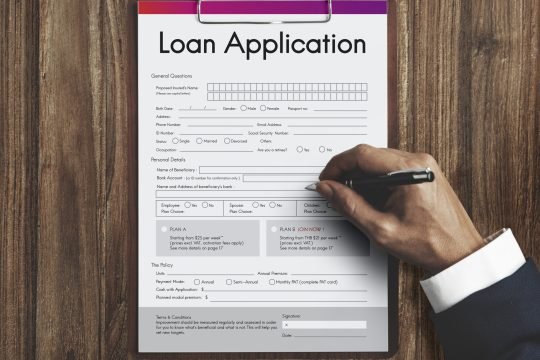 Loan Application Financial Help Form Concept Loan Application Financial Help Form Concept